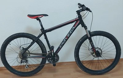 Univega Alpina HT – 26 Zoll – gut erhaltenes Mountainbike in matt-schwarz - Bild 1 von 3