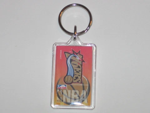 Philadelphia 76ers Acrylic Key Ring Key Chain - 2 Sided Graphics FREE SHIPPING!! Cover