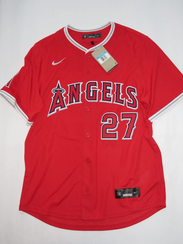 Mike Trout Los Angeles Angels Nike Red Limited Vapor Jersey