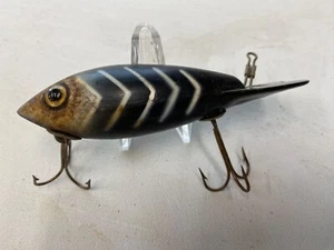 Vintage Early Handmade Wood Bomber Fishing Lure - Picture 1 of 11