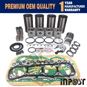 Overhaul Rebuild Kit for Isuzu 4BD1 4BD1T 3.9L Hitachi Excavator ISUZU NPR NQR - Picture 1 of 6