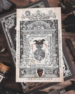 Wizarding Trunk History Box Warlock Convention of 1709 Agenda/Itinerary replica - Picture 1 of 4