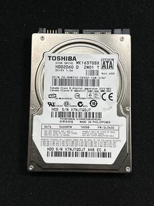 Toshiba 160GB MK1637GSX HDD2D60 Festplatte - Bild 1 von 1