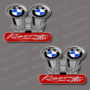 Etiqueta engomada resistente a la intemperie brillante logotipo de carreras BMW - Imagen 1 de 1