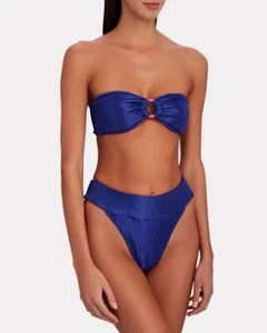 NWT La Sirene Bikini Divine High Cut Divine Blue Set Size Large - Picture 1 of 9