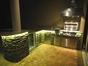 Kit de iluminación LED de cocina exterior / parrilla - con control remoto - Imagen 1 de 7