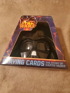 NEW Star Wars Playing Cards Story Of Darth Vader Helmet Case Collectible Deck - Picture 1 of 2