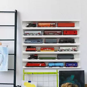 6 60*9*6cm Stellebenen Sammler Vitrine Schaukasten für Züge LKW Wage Display - Bild 1 von 8
