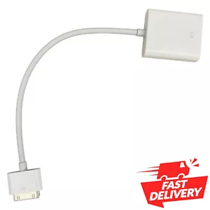 Apple A1368 30-Pin to VGA Adapter Cable - iPhone iPad iPod Accessory - MC552AM/B - Picture 1 of 3