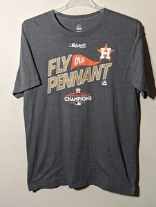 Houston Astros Fly The Pennant 2017 World Series Champs Majestic grau Größe XL - Bild 1 von 4