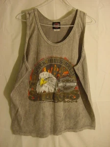 VTG TANK TOP Black Hills Harley Davidson Rapid City SD Rally Sturgis 2004 LARGE - Picture 1 of 3