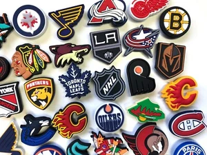 Dijes para zapatos compatibles para cocodrilos y zapatillas (equipo de hockey de la NHL) - Imagen 1 de 8