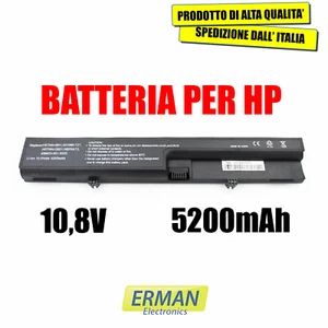 BATTERIA PER HP 6520 COMPAQ  HSTNN-OB62 HSTNN-OB51 HSTNN-XB51 10,8V 5200mAh - Foto 1 di 1