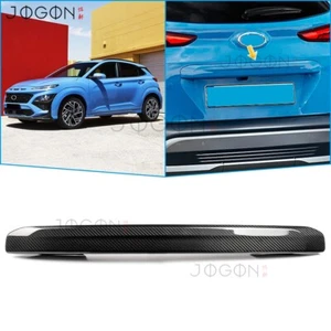 Tira de embellecedor de carbono tapa maletero trasero coche Hyundai Kona N 2021-2022 2023 - Imagen 1 de 11