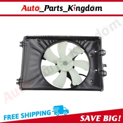 A/C Condenser Cooling Fan Assembly For 2009 2010 2011-2015 Honda Pilot 3.5L - Image 1 of 4