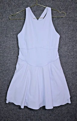 Vestido Lululemon para mujer 8 azul cancha aplastamiento forrado tenis golf atletismo diario usado en excelente estado Foto 1 de 4