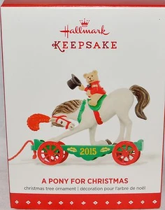 2015 HALLMARK - UN PONY PARA NAVIDAD - 18TH PONY PARA NAVIDAD - COMO NUEVO EN CAJA - Imagen 1 de 3