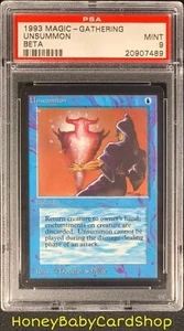 MTG Limited Edition Beta 1993 Unsummon PSA 9 Mint Old School 93/94 - Picture 1 of 6