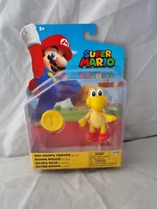 Super Mario Toy 4" Figura Roja Koopa Trooper Jakks Pacific NUEVA Sellada - Imagen 1 de 3
