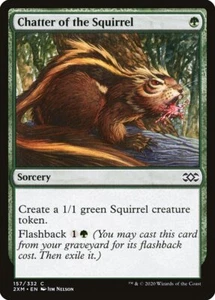 MTG Magic the Gathering Chatter of the Squirrel (157/503) Double Masters LP - Picture 1 of 1