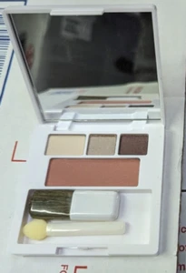 LuLu DK Clinique All About Shadow Morning Java+Foxier Neutral Territory+06 Blush - Picture 1 of 3