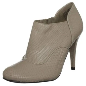 Rockport Women's Presia Zip Shootie Pump Nude Snake 8.5 Zipper 4 In Heel Booties - Picture 1 of 18
