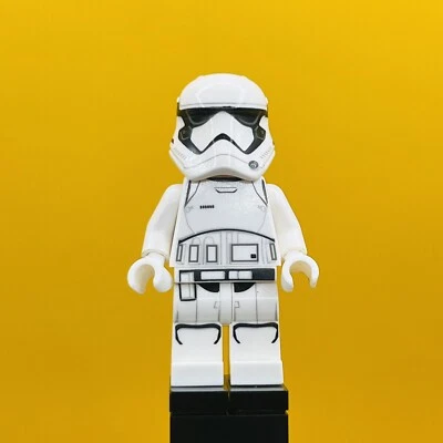 LEGO Star Wars Minifigure First Order Stormtrooper Pointed Mouth Pattern sw0905 - Image 1 of 4