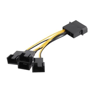 Cavo ventola a 3 pin per computer CPU D-Port, sdoppiatore di alimentazione da 1 - Bild 1 von 7