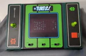 ENTEX TURTLES VINTAGE Electronic Handheld Arcade Tabletop Video Game WORKS! - Picture 1 of 12