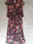 Ladies Size 12 Petite DB Collection Skirt And Matching Top Dress Set