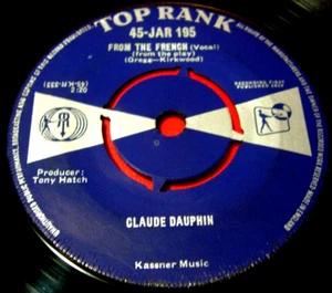 Claude Dauphin From The French 7" UK ORIG 1959 Top Rank Joe Paradise Trio VINYL - Imagen 1 de 4