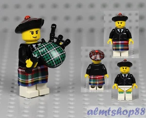 Minifigura Personalizada de Gaitero - Scottish Kilt Bagpipes Player Town City Serie 7 - Imagen 1 de 1