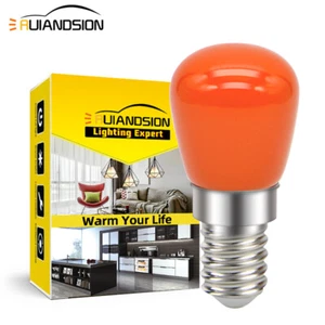 E14 2835 6 Spirale LED Ampoule Réfrigérateur Lumière Ventilateur 220V Orang 3W - Bild 1 von 9