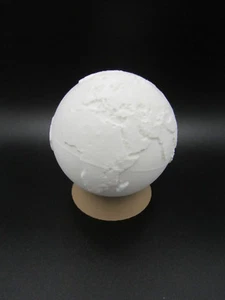 Planet Earth Globe 3D Printed Model Sculpture Solar System with Continents - Picture 1 of 3