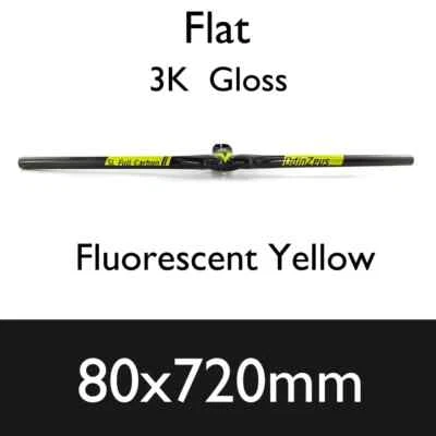 Barra elevadora de bicicleta MTB de fibra de carbono manillar integrado en una forma 680/700/720 mm Foto 1 de 4