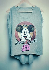 LADIES EVIL MICKEY MOUSE FIGHT CLUB TYLER DURDEN DISNEY T SHIRT ( S - 3XL ) - Picture 1 of 5