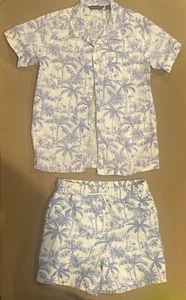 Janie And Jack Boys Cabana Shirt And Swim Trunks Size 8 - Picture 1 of 9