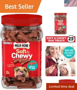 Soft & Chewy Dog Treats Made with Real Bacon, 25 Ounce - Picture 1 of 9