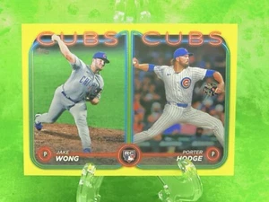 Wong / Hodge RC - Yellow - 2024 Topps Update #US106 Chicago Cubs - Rookie Combos - Bild 1 von 11
