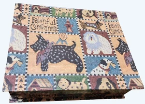 2002 Faithful Companion Hund Gobelin Schreibset Box Journal Stift Brillenetui - Bild 1 von 5