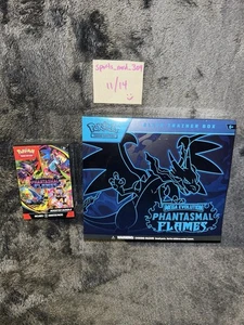 1 Pokemon Mega Evolution Phantasmal Flames ETB and 1 Booster Bundles - In Hand - Picture 1 of 10