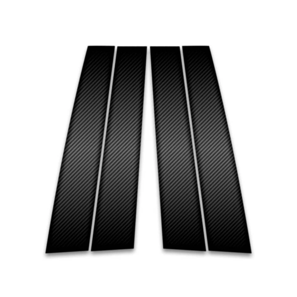 4pc Carbon Fiber Pillar Post Covers for 2008-2011 Ford Focus - SRC0484 — 第 1/1 张图片