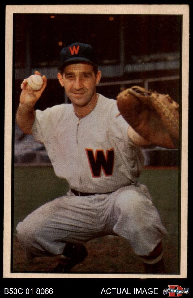 1953 Bowman #77 Mickey Grasso Senators 4 - VG/EX - Image 1 of 1