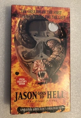 VHS 1990’s Tape Horror Friday The 13th Jason Goes To Hell Scary Movie GSS50C24 Foto 1 de 3