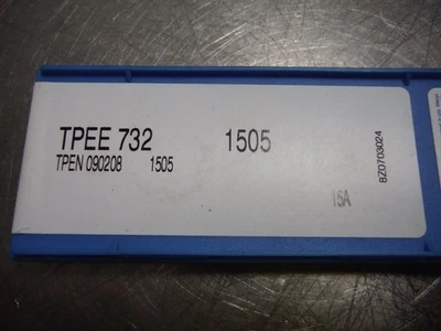 1 ¡NUEVO! Insertos de carburo de valenita QTY10 TPEE 732 / TPEE 090208 1505 Foto 1 de 2