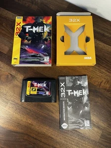 T-MEK (Sega Genesis 32X, 1995) Authentic CIB Complete in Box EC! - Picture 1 of 18