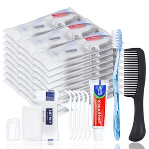 50 Sets Personal Hygiene Kit Basic Toiletry Kits Homeless Supplies Bulk for W... - Picture 1 of 9