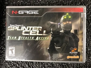 NEU VERSIEGELT Authentic Splinter Cell Team Stealth Action N-Gage 2003 Videospiel - Bild 1 von 2