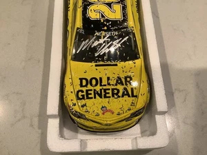 MATT KENSETH AUTOGRAPHED 2013 DOLLAR GENERAL BRISTOL RACE WIN DIECAST & CARD - Picture 1 of 20