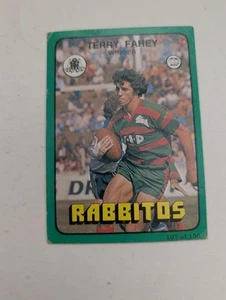Rugby League Card , Scanlens 1978 Terry Fahey South Sydney Rabbitohs #107 - Picture 1 of 2